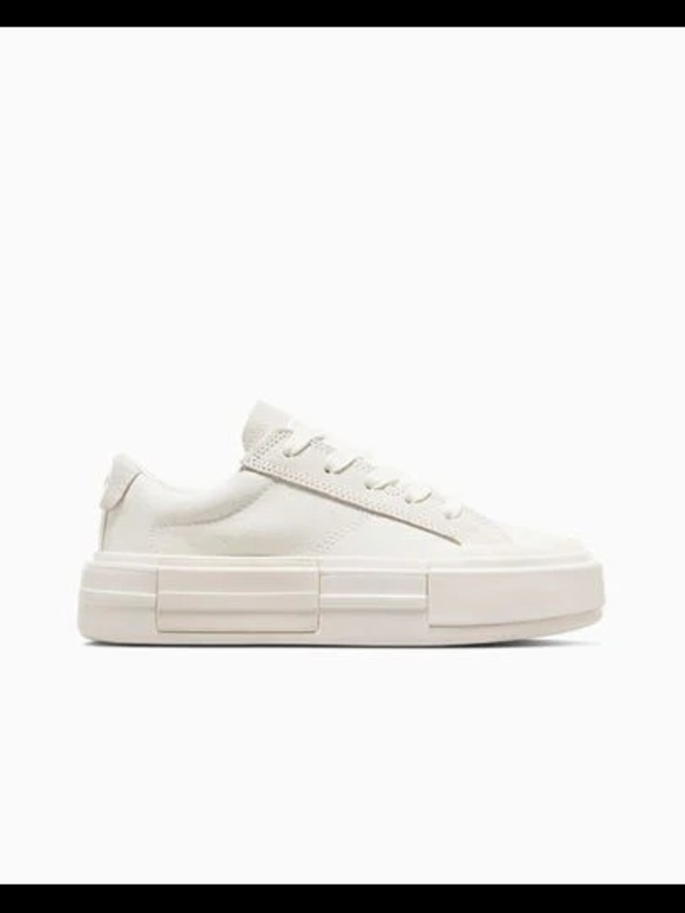 Converse All Star White Platform Low-Top Sneakers - NEW - S30